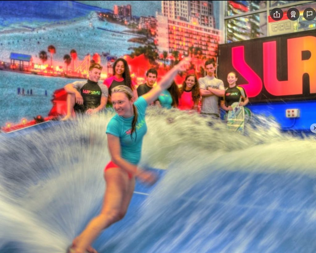 Surf Style learning how to Surf Indoors in Marathon Florida. FloridaKeysVillas.com