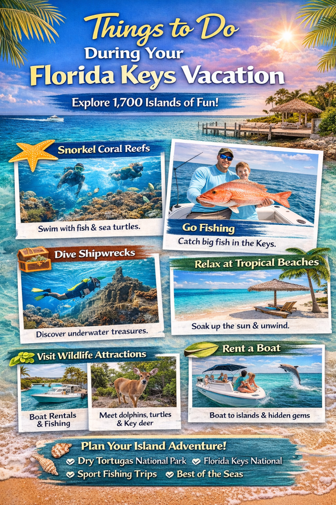 Things To do During Your Florida Keys Vacation. FloridaKeysVillas.com