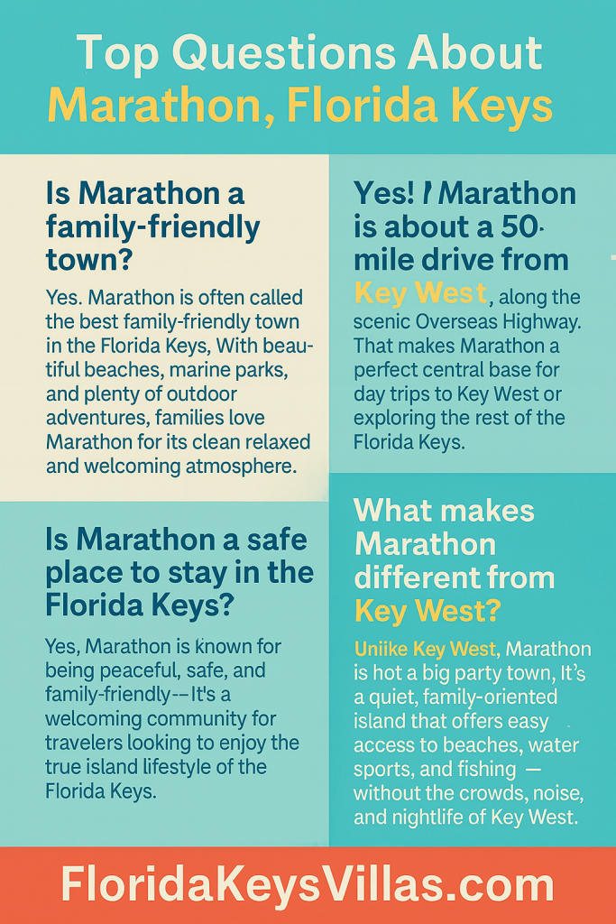 Places to Stay in Marathon Florida - Perfectly Located - top questions about Marathon Florida Keys - FloridaKeysVillas.com