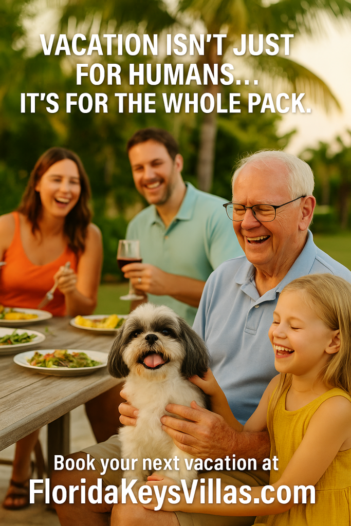 Pet-friendly Florida Keys Vacation Rentals. Vacation for the Whole pack. FloridaKeysVillas.com