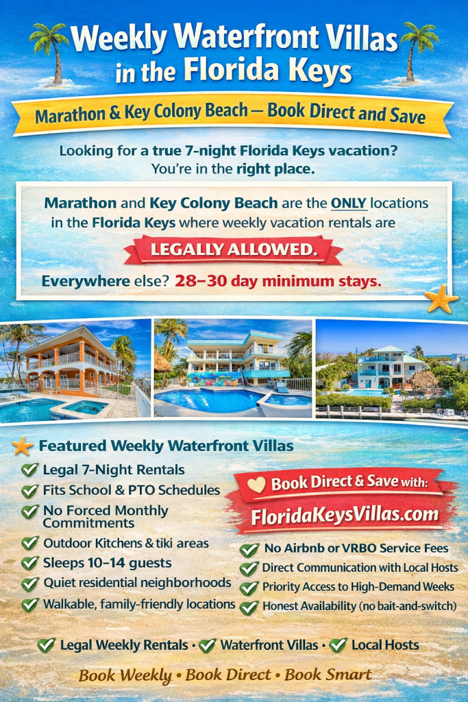 Where is Key Colony Beach? MM 53.5 Overseas Highway US 1, Key Colony Beach, Florida. FloridaKeysVillas.com