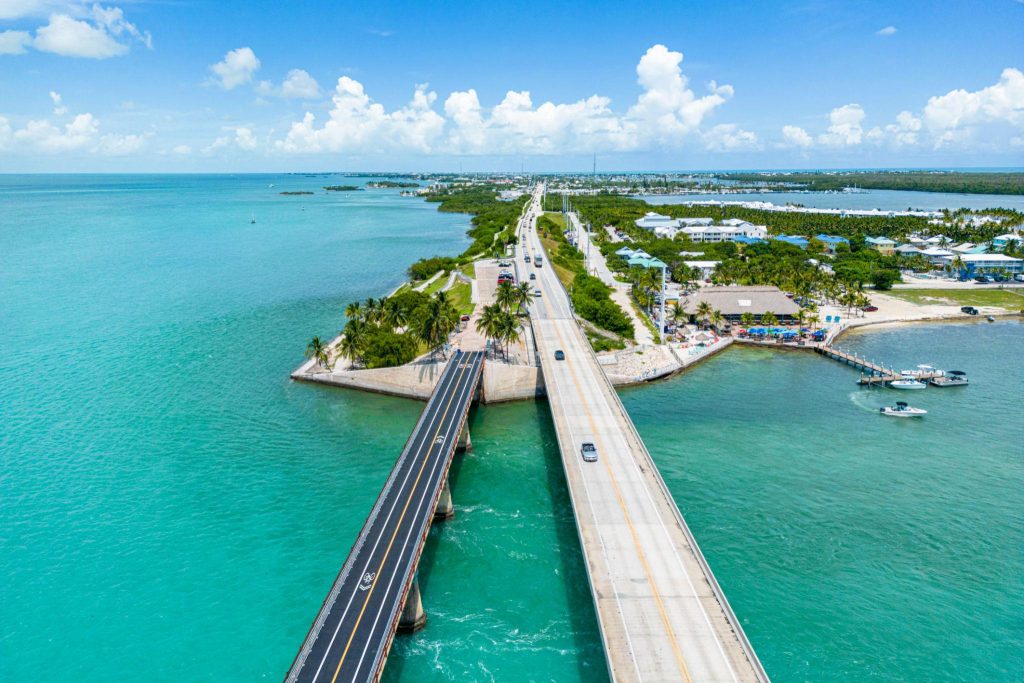 Where Is Marathon Florida Located. Beautiful Aerial View of the the Drive in the Florida Keys FloridaKeysVillas.com